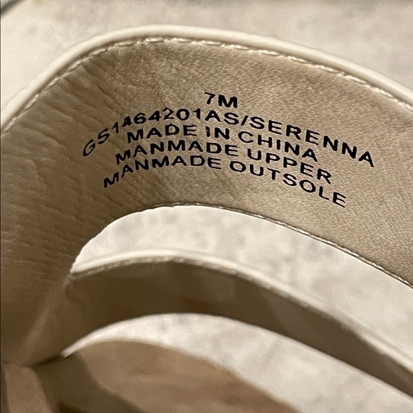 Altar’D State White Platform Sandals with Buckles size 7 - Picture 7 of 7